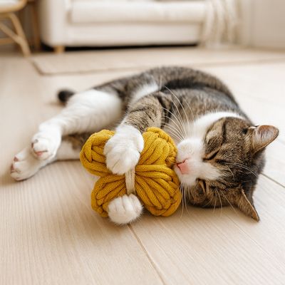 Duft-Schmetterling – Katzenspielzeug handgefertigt & waschbar