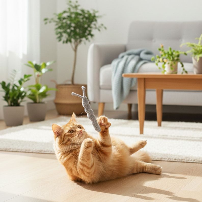 Cat Toy Slug Finchen – Washable & Sustainable