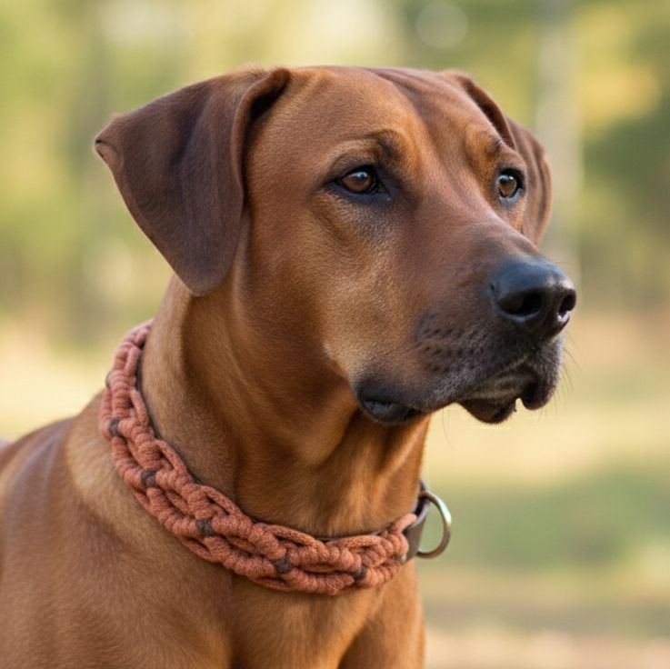 Uni- oder Bicolor Makramee Hundehalsband - größenverstellbar - Muster: Infinity Uni- oder Bicolor Makramee Hundehalsband - größenverstellbar - Muster: Infinity