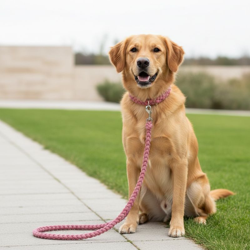 Hundeleine 4-fach geflochten - weich & nachhaltig