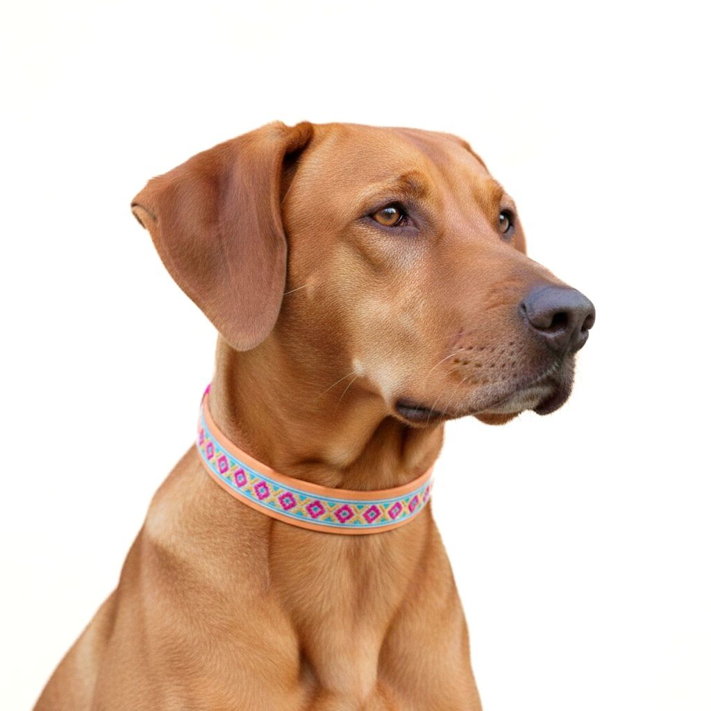 Handmade Boho Dog Collar Vegan with buckle