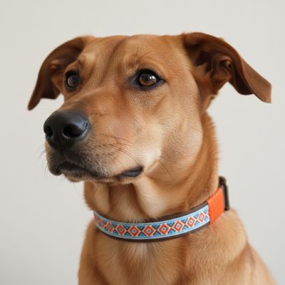 Boho Zugstopp Halsband & Leine – handgemacht & vegan