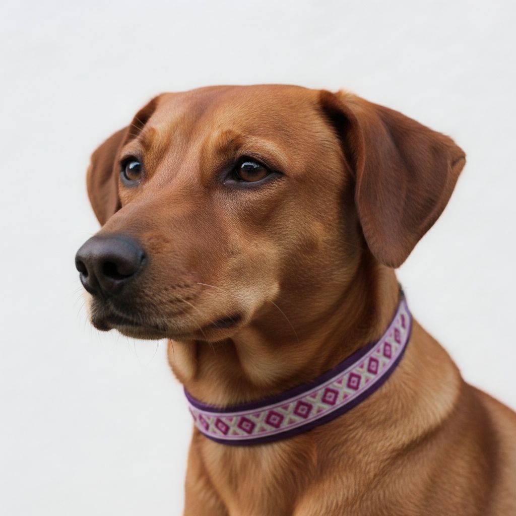 Boho Slip Collar & Leash – handmade & vegan 