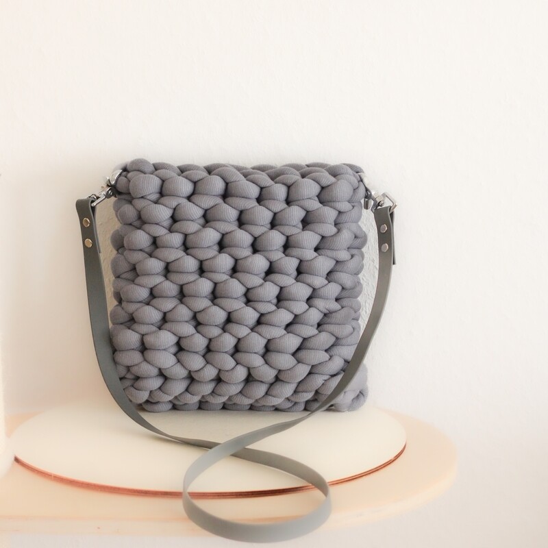 Schultertasche aus Baumwolle – Handgemacht & nachhaltig