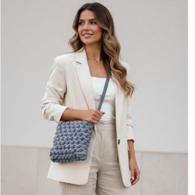 Schultertasche aus Biobaumwolle – Handgemacht & nachhaltig