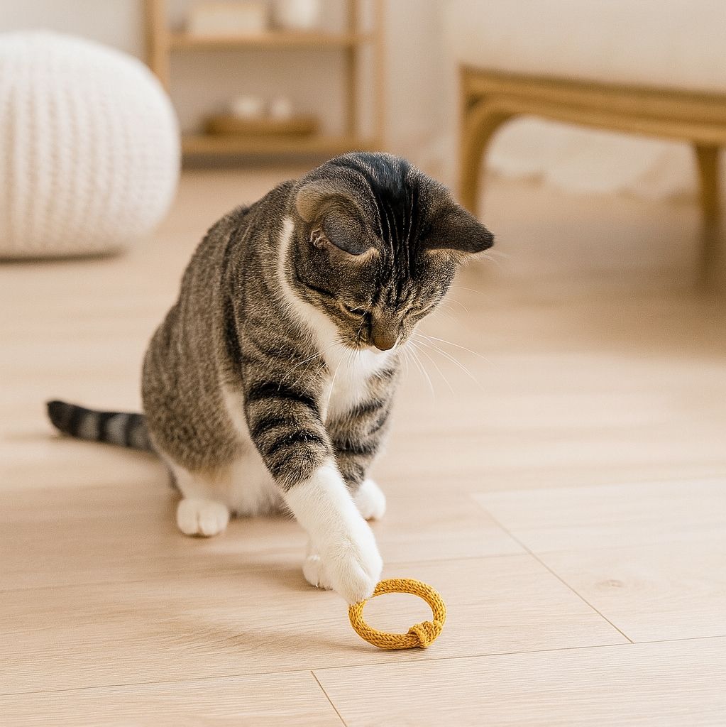 Katzenspielzeug Katzenspielzeug "Katzummi" Haargummiersatz rec. Baumwolle