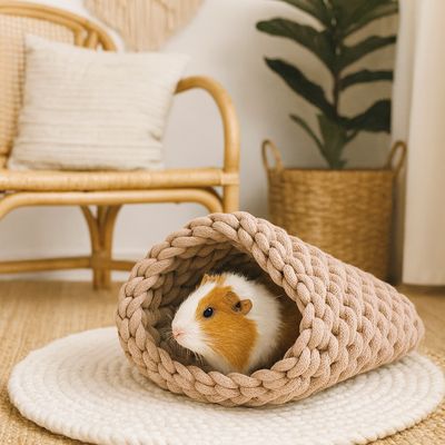 Schlafsack Meerschweinchen & Ratten – recycelte Baumwolle