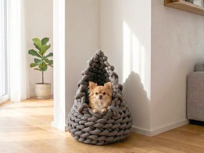 Design Hundehöhle – Bio-Baumwolle, handgemacht