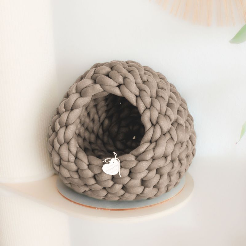 Video-Anleitung Höhle Emma & DIY Katzen- & Hundehöhle ca. 35 cm Innenliegefläche