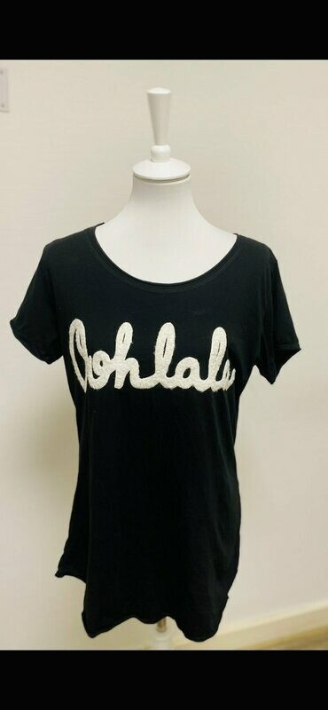 T-Shirt "Oohlala" schwarz