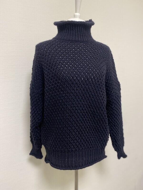 Grobstrickpullover "Schwarz"