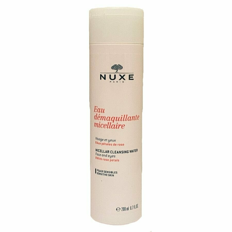 nuxe micellar cleansing water with rose petals