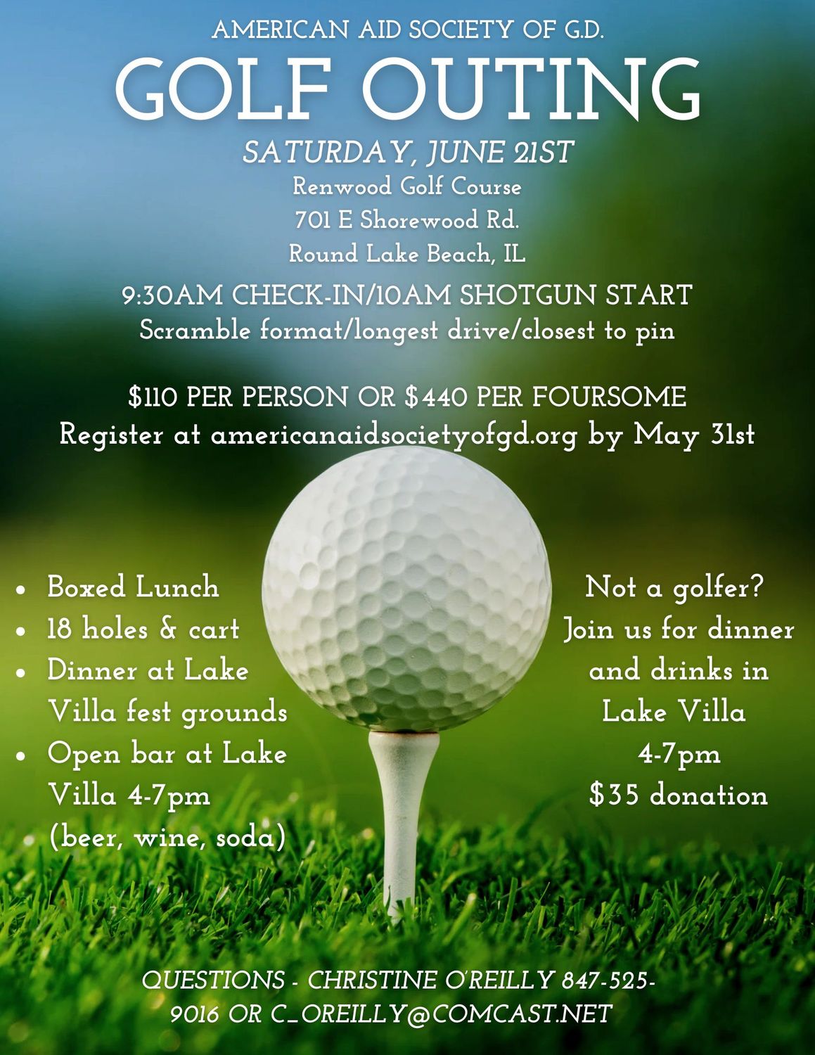 Golf Outing - 1 Person