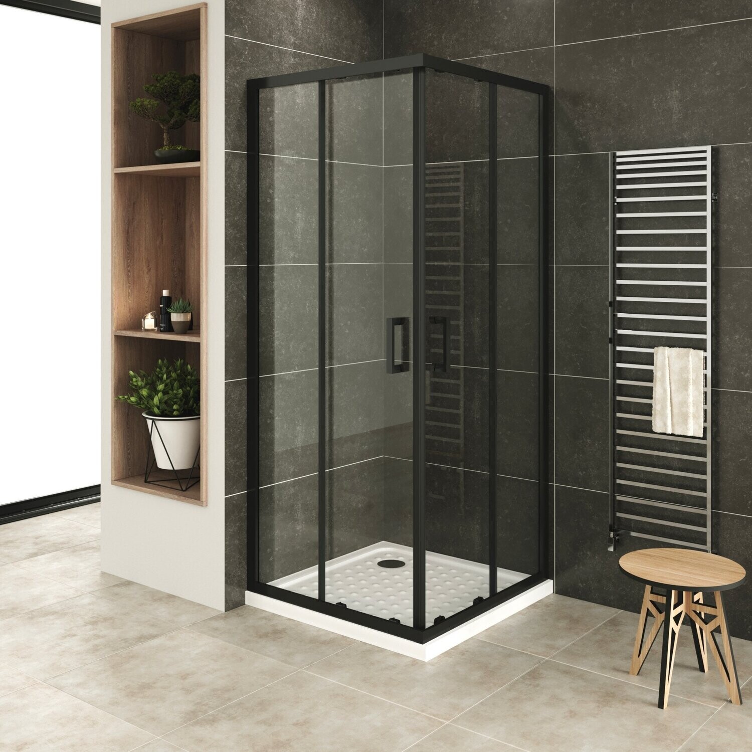 Cabine de duche DANIELLE | Altura 180 cm | Vidro Transparente