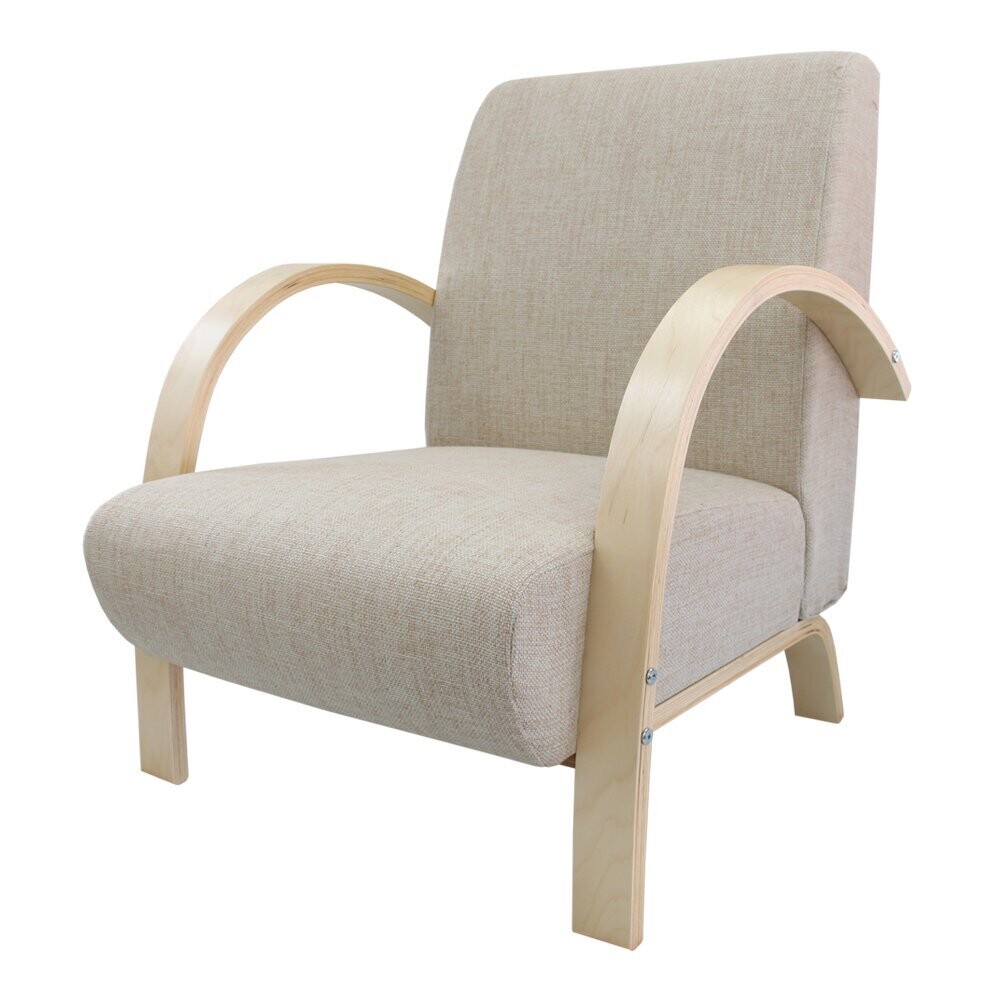 Poltrona bege em tecido - SOFA2