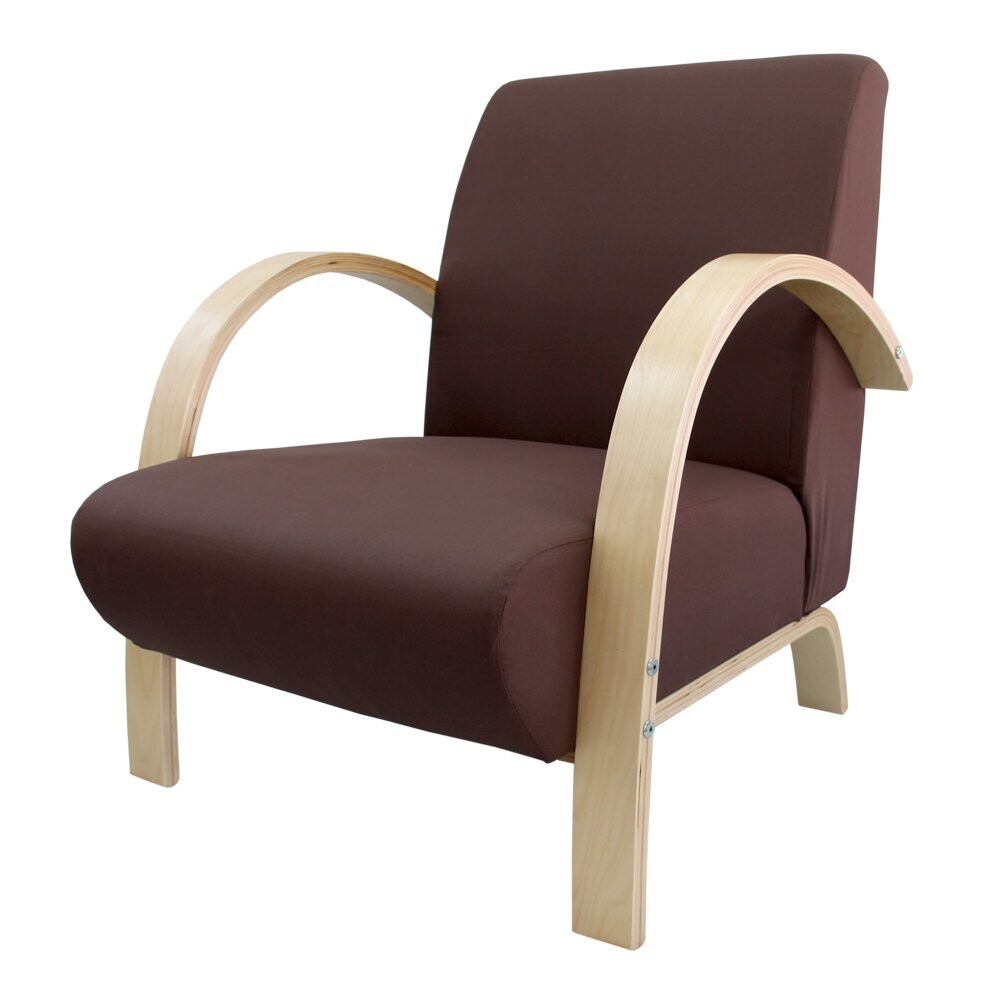 Poltrona castanha em Poliéster - SOFA4