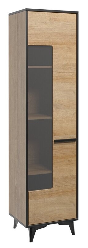 Vitrina REIMS carvalho-preto - W1D