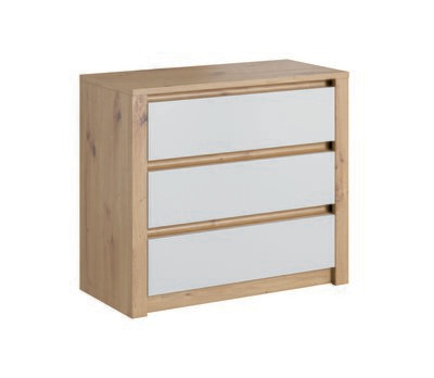 Cómoda CANNES cor carvalho-branco - K3S