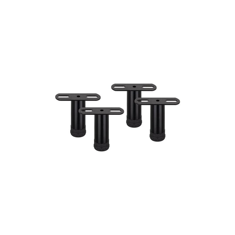Pés de Metal Ajustável em 2 cm | Formato T | 4 unidades