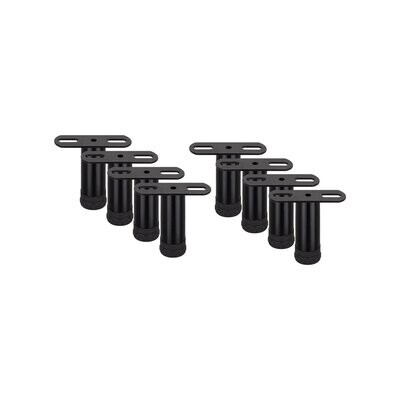 Pés de Metal Ajustável em 2 cm | Formato T | 8 unidades