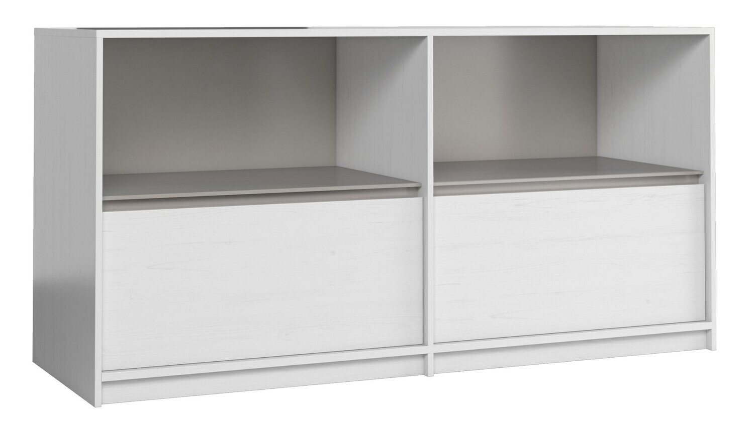Aparador LEON cor branco-cinza - K2S
