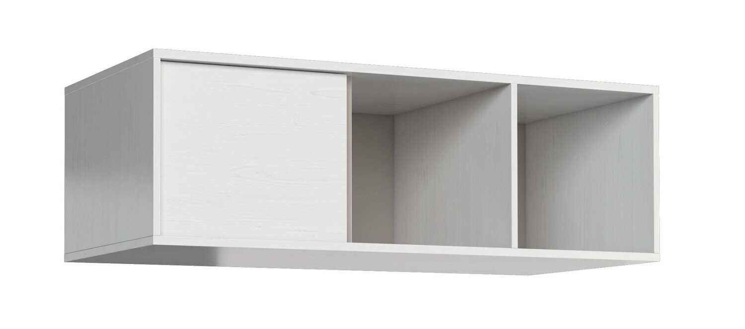 Prateleira LEON cor branco-cinza - W1