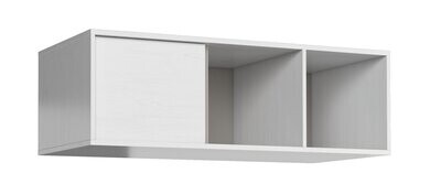Prateleira LEON cor branco-cinza - W1