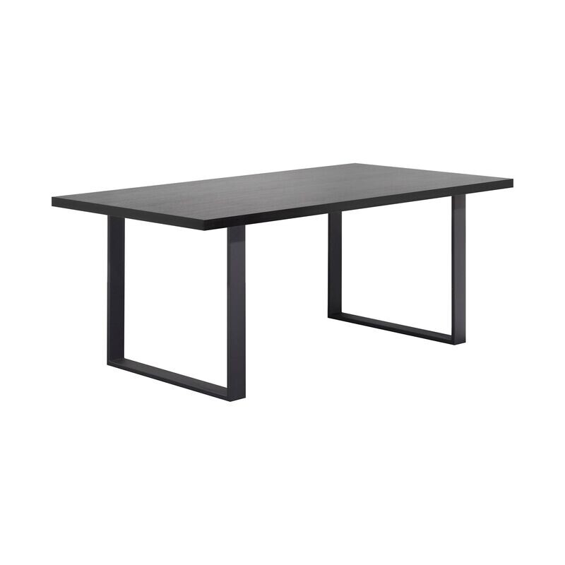 Mesa de Jantar MACON | Tampo: Preto | Pernas: Preto