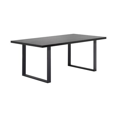 Mesa de Jantar MACON | Tampo: Preto | Pernas: Preto