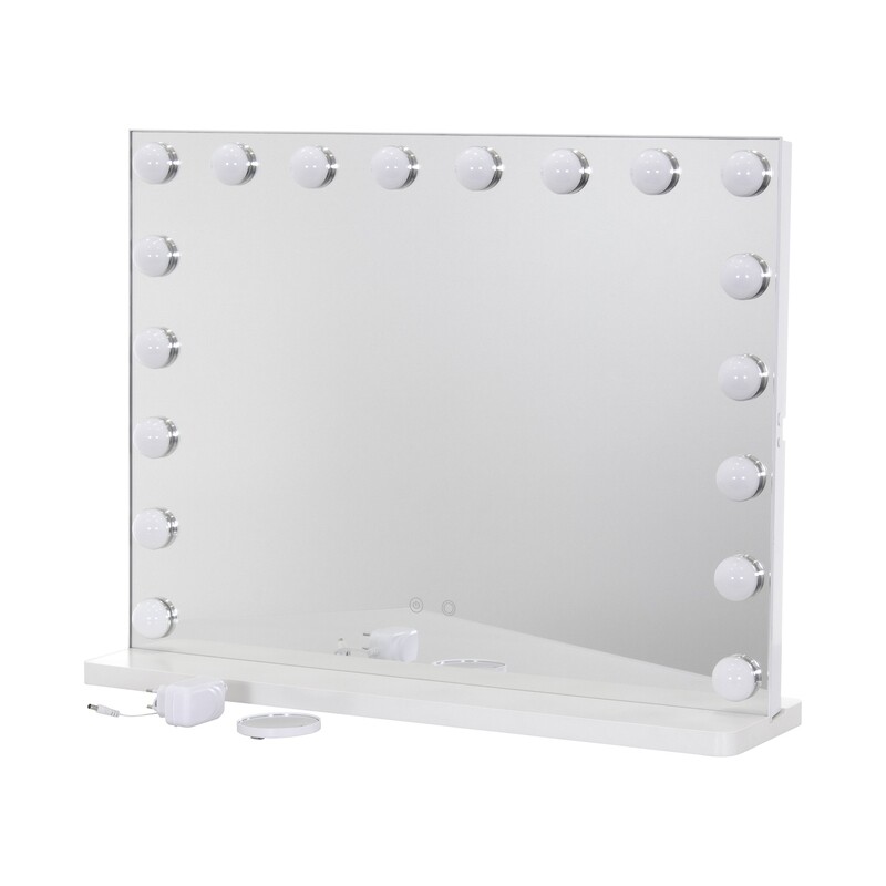 BULB FRAME - Espelho de Maquilhagem com 18 Lâmpadas de Luz LED BULB FRAME - Espelho de Maquilhagem com 18 Lâmpadas de Luz LED