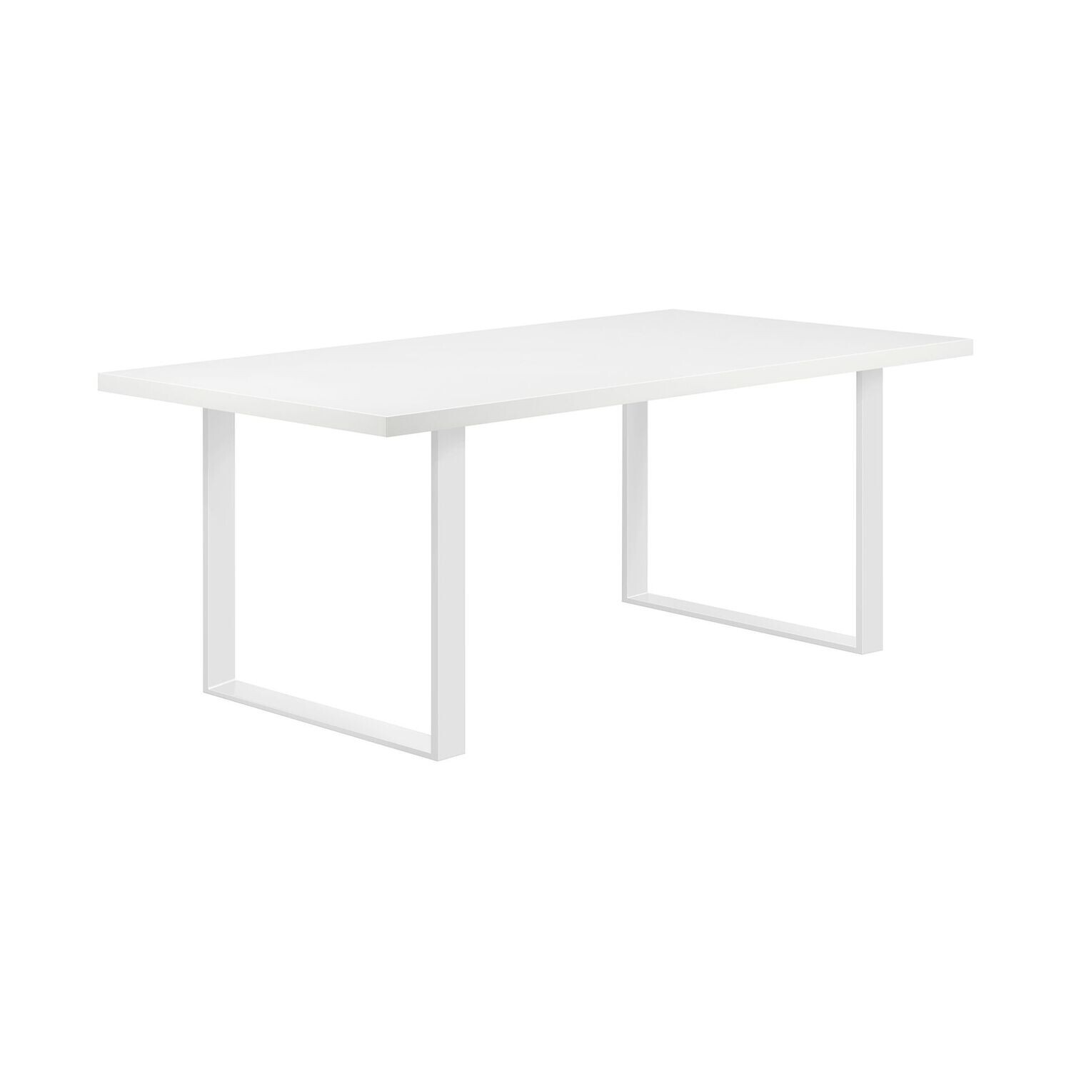 Mesa de Jantar MACON | Tampo: Branco | Pernas: Branco