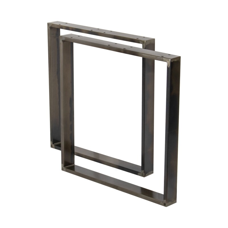 Pernas de Metal Industrial para Mesa de Refeição | Conjuntos de 2 Pernas