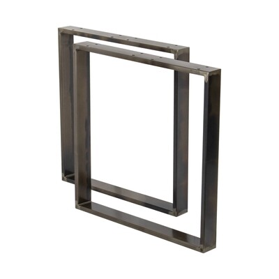 Pernas de Metal Industrial para Mesa de Refeição | Conjuntos de 2 Pernas