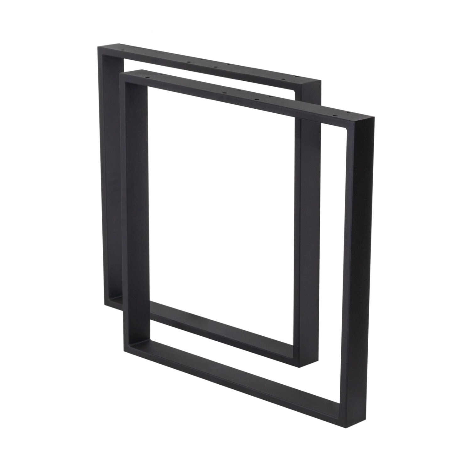 Pernas de Metal Preto para Mesa de Refeição | Conjuntos de 2 Pernas