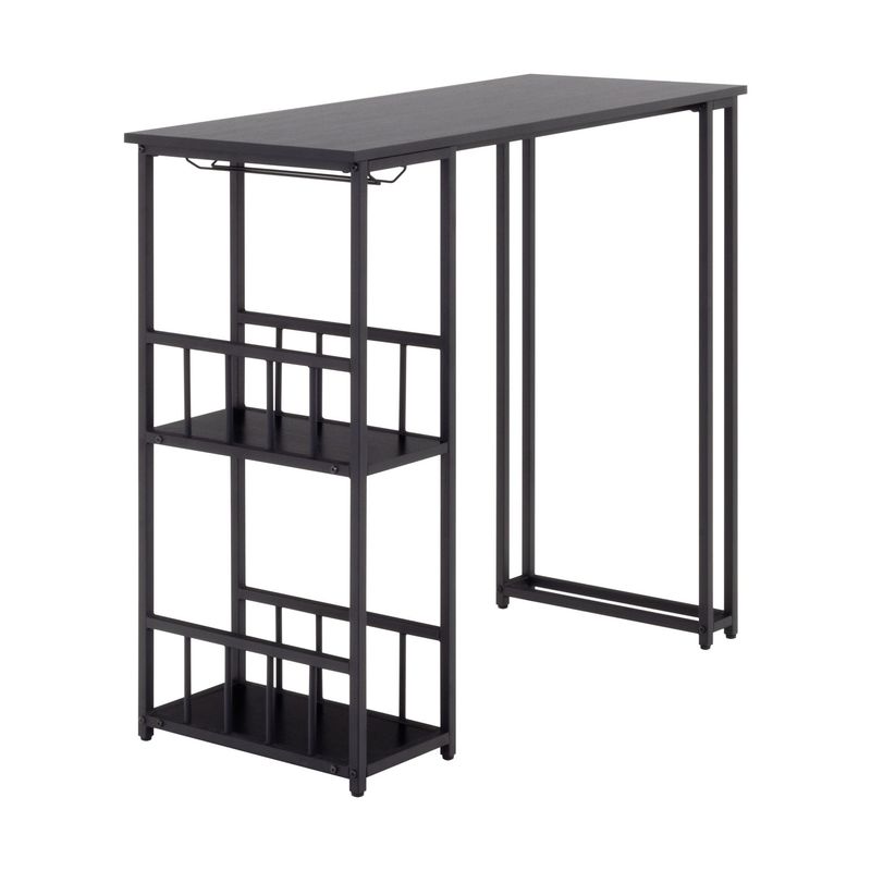 Mesa de bar GAVIN 110 x 50 cm | 105 cm de altura, cor preta Mesa de bar GAVIN 110 x 50 cm | 105 cm de altura, cor preta
