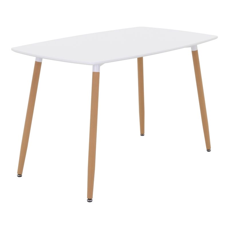 Mesa de Jantar FELICIA 120 x 70 x 74,5 cm com Estrutura Metálica Imitando Madeira