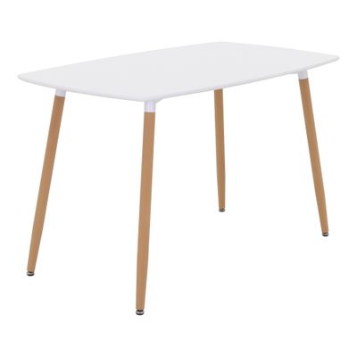 Mesa de Jantar FELICIA 120 x 70 x 74,5 cm com Estrutura Metálica Imitando Madeira