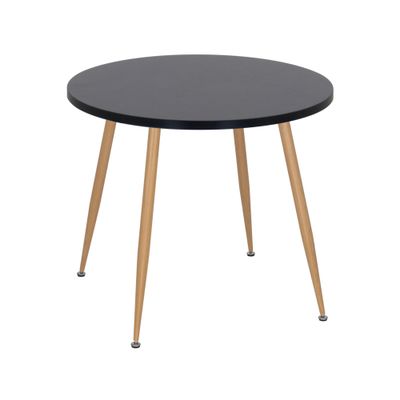 Mesa de Jantar Redonda Corin Wood Top MOG Casa - Mesa Moderna Regulável com Tampo MDF e Pés Metálicos Ajustáveis - Disponível em Ø80/Ø90/Ø100/Ø120cm - Branco, Preto e Carvalho Mesa de Jantar Redonda Corin Wood Top MOG Casa - Mesa Moderna Regulável com Tampo MDF e Pés Metálicos Ajustáveis - Disponível em Ø80/Ø90/Ø100/Ø120cm - Branco, Preto e Carvalho