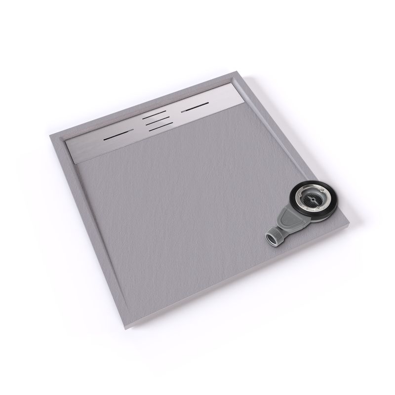 Base de Duche HIEMAL - Cor: Cinza e Grelha Inox