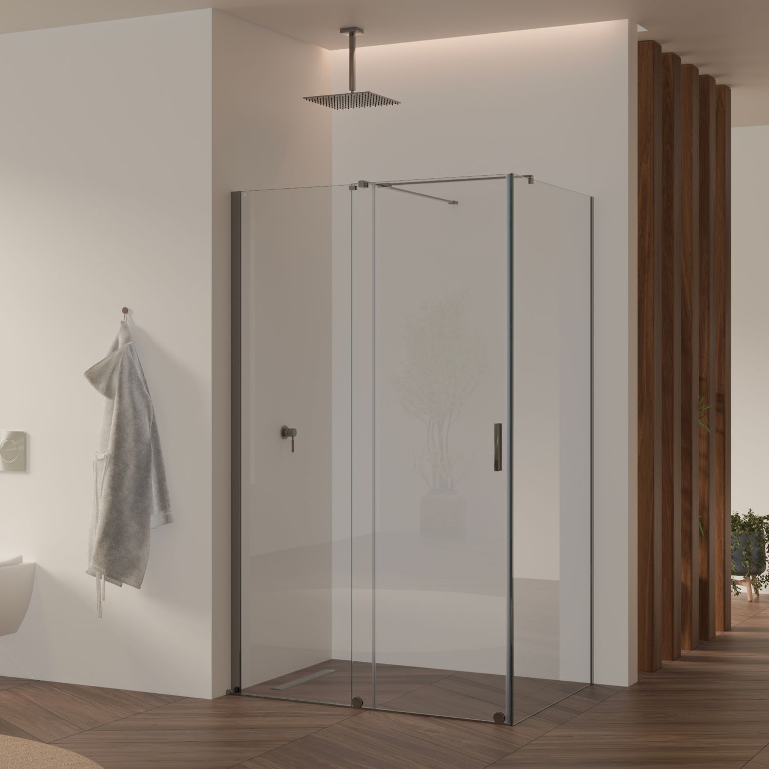 NADINE - Cabine de Duche (Altura 200 cm) - Vidro Transparente NADINE - Cabine de Duche (Altura 200 cm) - Vidro Transparente