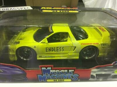 COCHE ´04 350Z MUSCLE MACHINES 1/18
