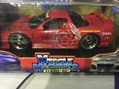 COCHE ´03 ACURA NSX MUSCLE MACHINES 1/18