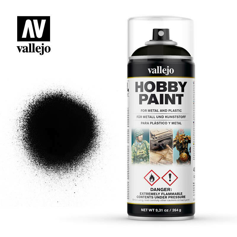 SPRAY IMPRIMACIÓN NEGRO VALLEJO