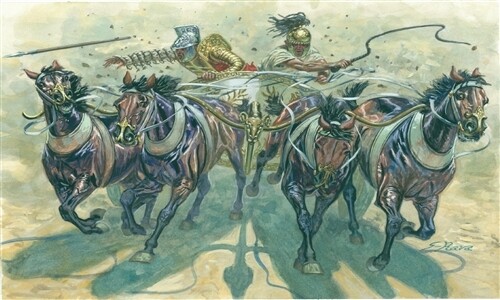 CUADRIGA CON GLADIADORES 1/32