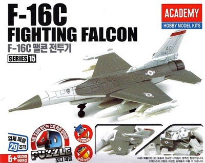 PUZZLE 4D F-16C FIGHTING FALCON
