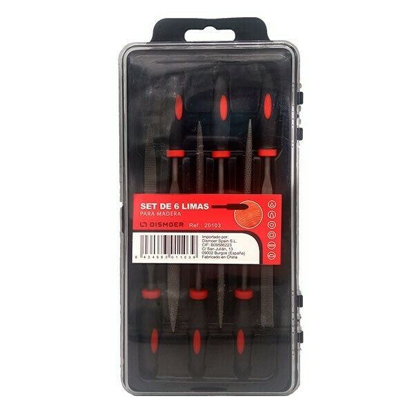 SET DE 6 LIMAS PARA MADERA