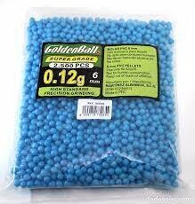 BOLAS AISHOFT 0,12g  2500 UNIDADES