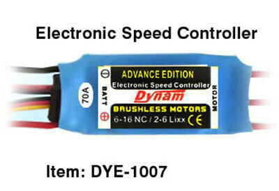 VARIADOR BRUSHLESS 70 A  AVION Y HELICOPTERO