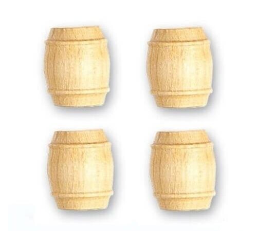 BARRILES MADERA 15MM 3 UNIDADES