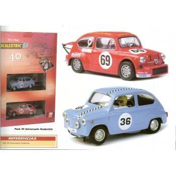 PACK 40 ANIVERSARIO CON LIBRO Y 2 COCHES